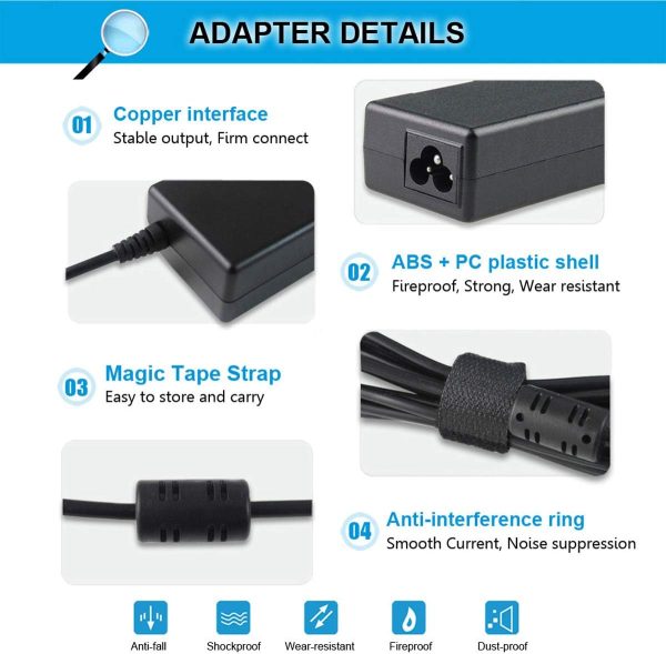 65W HP Pavilion Laptop Charger AC Adapter 18.5V 3.5A G6 G7 DV6 DV5 DV4 G72 G71 G60 G61 G62 - Image 5